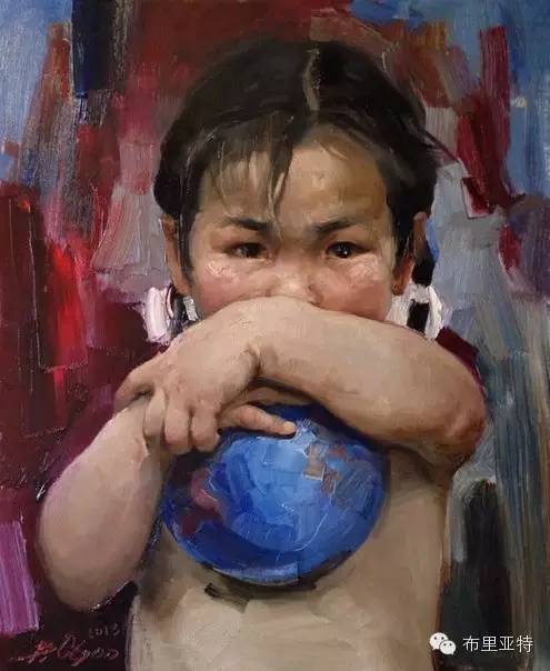 【ANU美图】青年蒙古画家敖特格·巴达玛油画作品分享 第3张