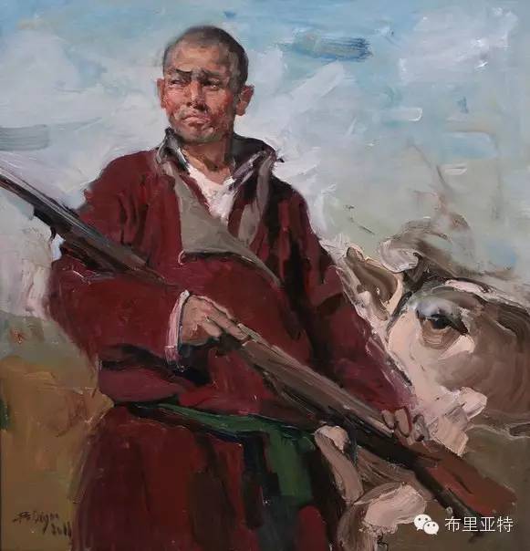 【ANU美图】青年蒙古画家敖特格·巴达玛油画作品分享 第11张