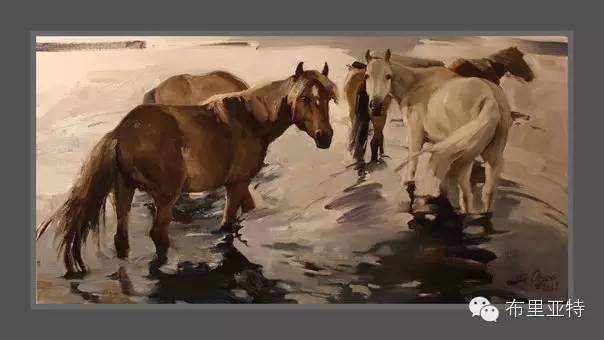 【ANU美图】青年蒙古画家敖特格·巴达玛油画作品分享 第17张
