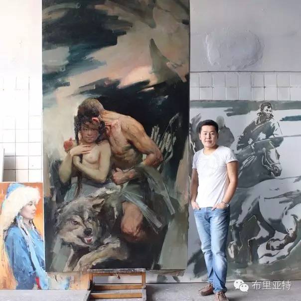 【ANU美图】青年蒙古画家敖特格·巴达玛油画作品分享 第21张