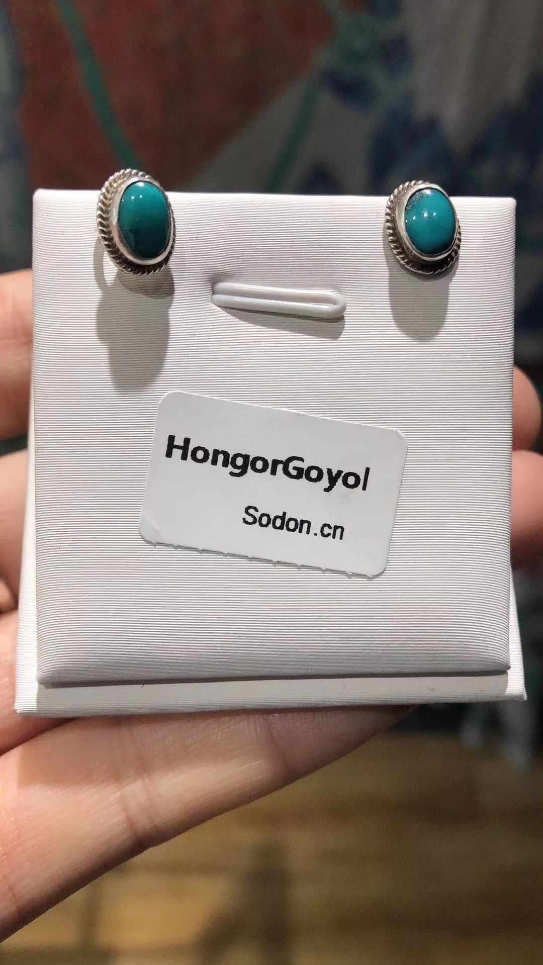 HongorGoyol 银饰天然珊瑚松石系列，传统游牧民族首饰 第25张