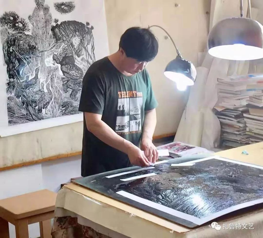 安玉民版画作品欣赏(一) 第2张 安玉民版画作品欣赏(一) 第2张