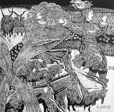 安玉民版画作品欣赏(一) 第3张 安玉民版画作品欣赏(一) 第3张
