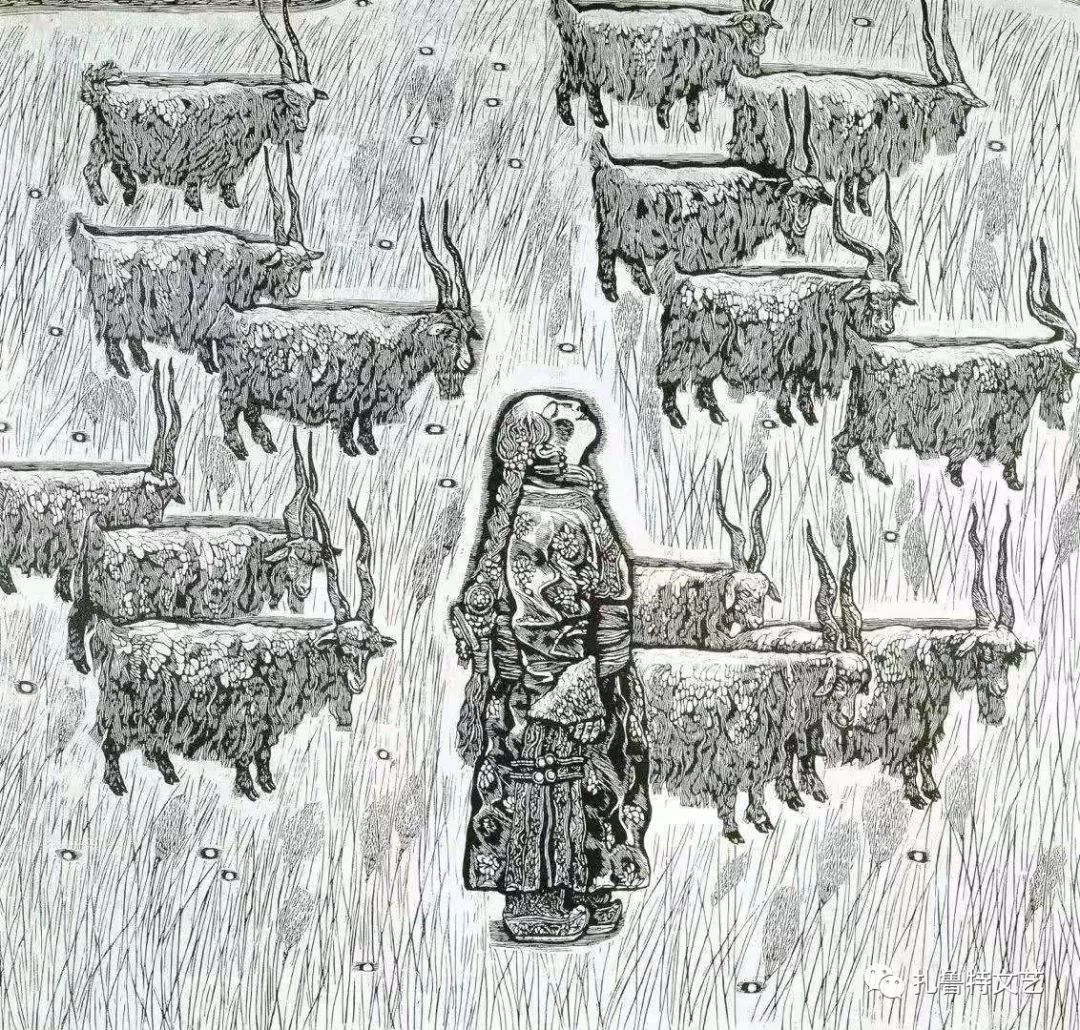 安玉民版画作品欣赏(一) 第7张 安玉民版画作品欣赏(一) 第7张