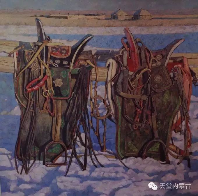 蒙古族青年画家柯西格巴图