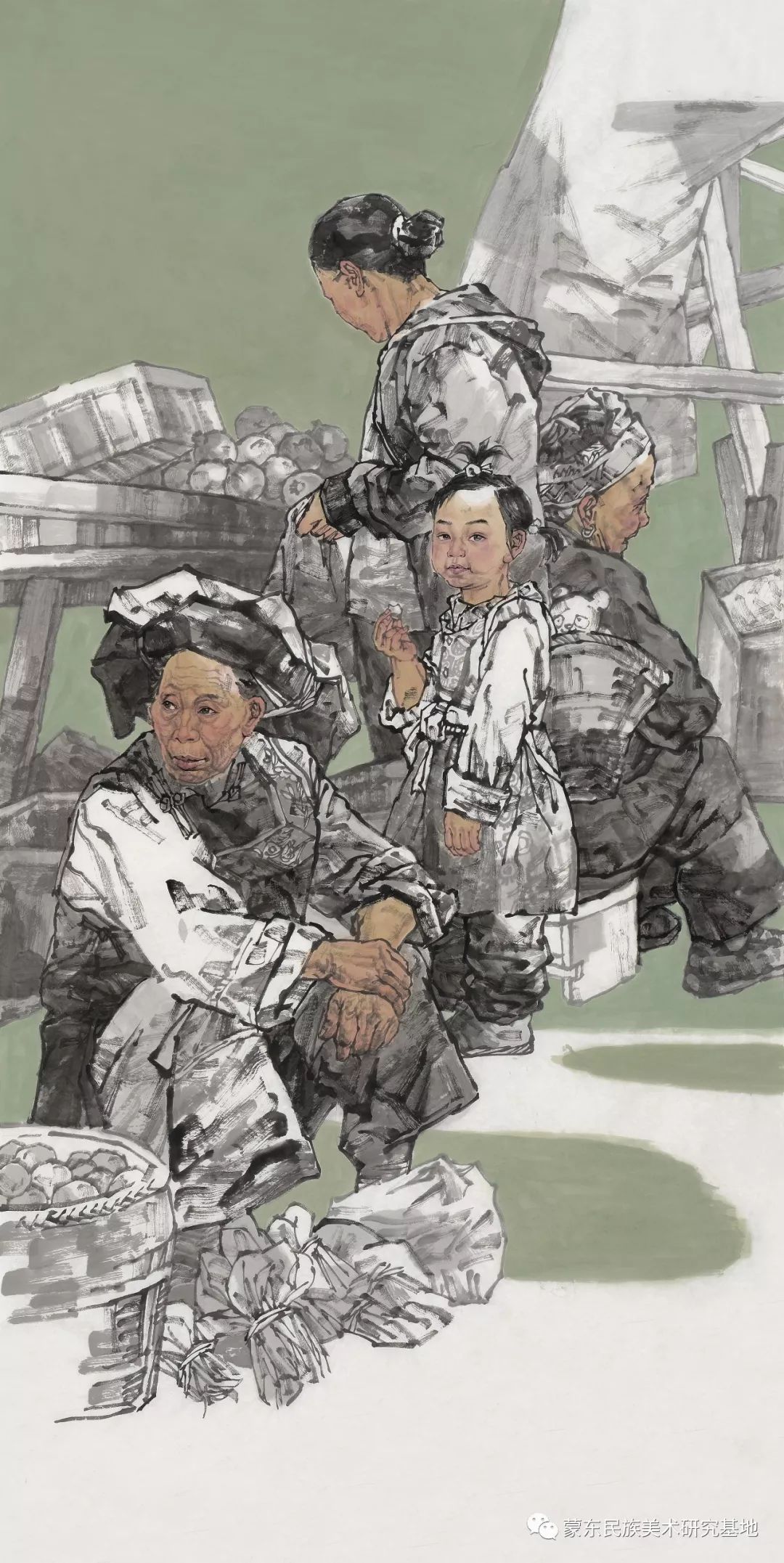 王颂国画作品——中国少数民族美术促进会，蒙东民族美术研究基地画家系列