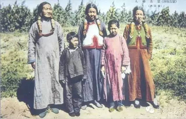 记录内蒙古蒙古族生活和宗教的一组彩色老照片