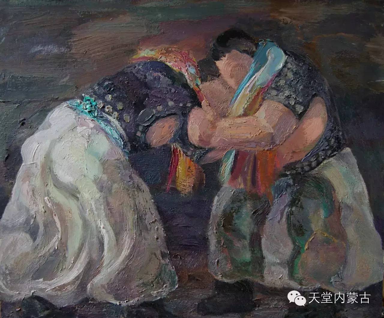 92内蒙古画家刘东油画作品