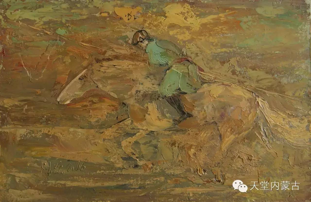92内蒙古画家刘东油画作品