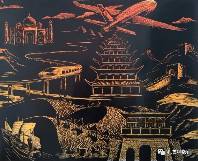 “传承红色基因 争做时代先锋”主题版画作品选 第16张 “传承红色基因 争做时代先锋”主题版画作品选 第16张