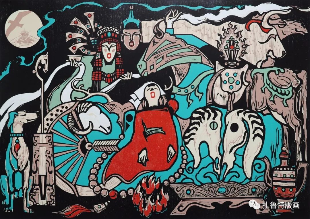 王志友版画作品欣赏 第5张 王志友版画作品欣赏 第5张