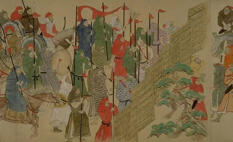 日本传世名画《蒙古袭来绘词》