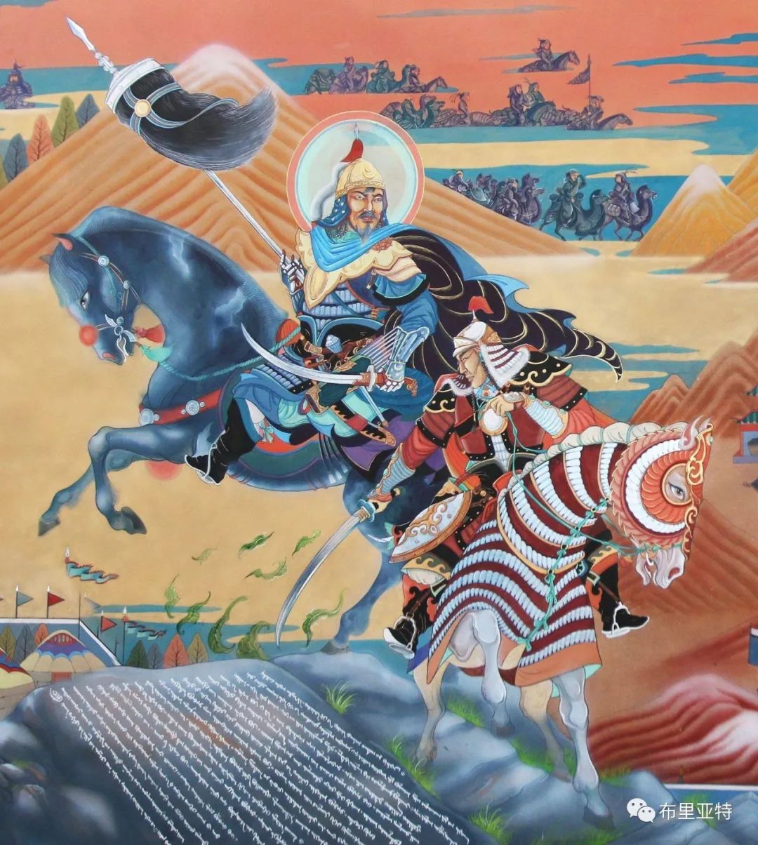 蒙古国90后画家创作绘画功力堪比大师级