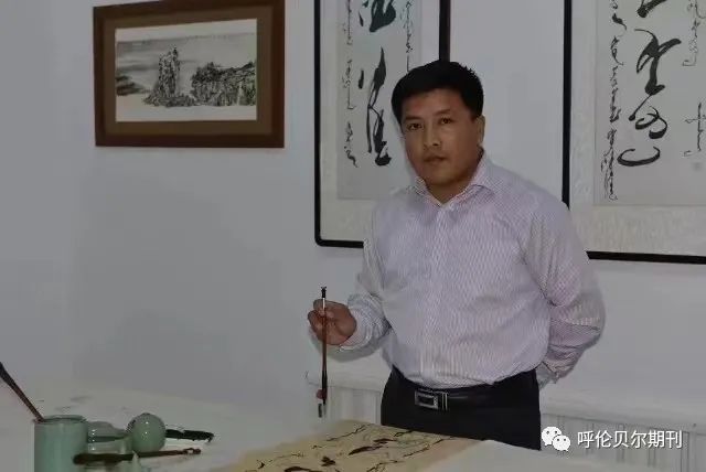 金仓蒙文书法和刻章作品赏析