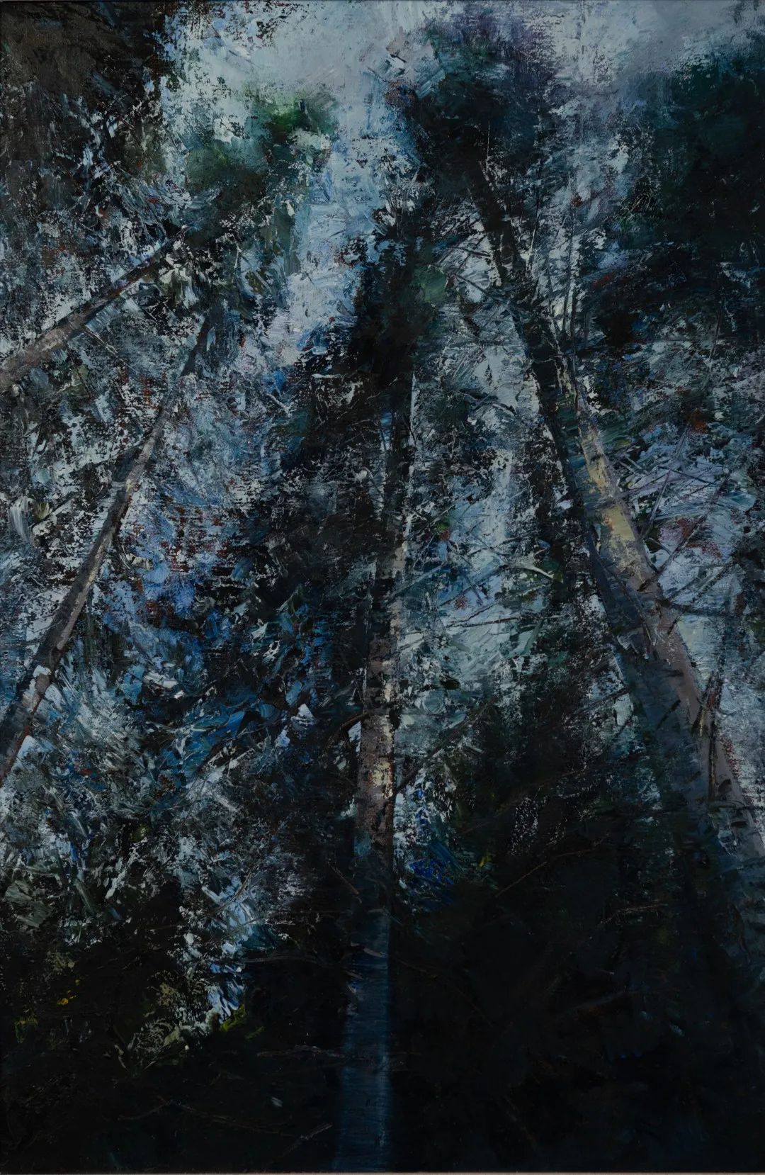 52.孟克巴依尔《仰望》组画1  60x80cm 2015年.jpg