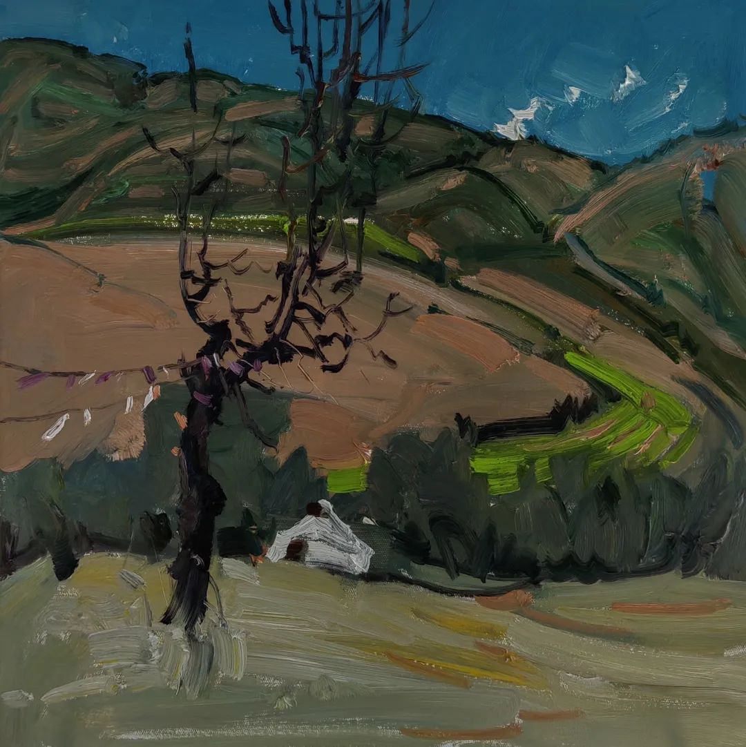 67.孟克巴依尔《库尔德宁3》50x50cm 2023年.jpg