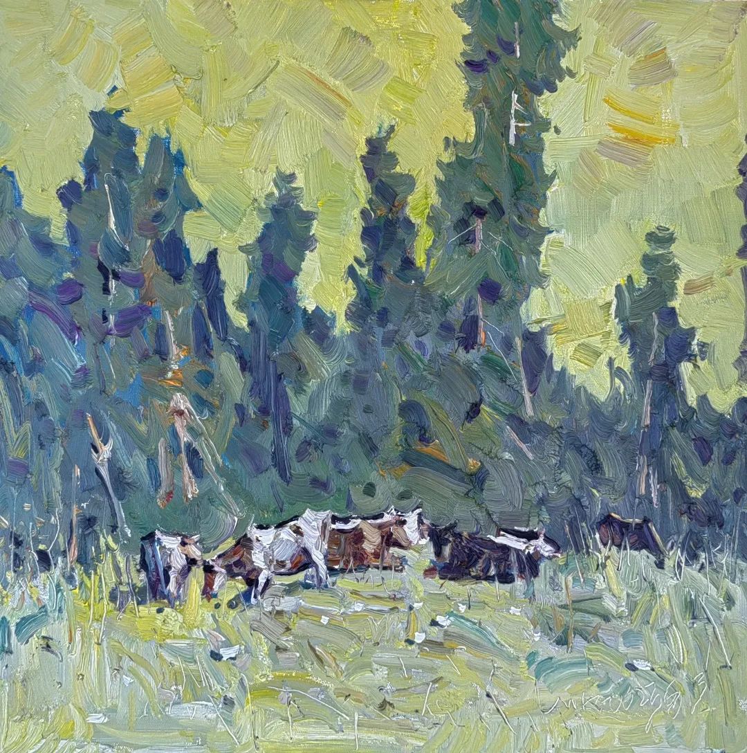 65.孟克巴依尔《库尔德宁4》60x60cm 2023年.jpg