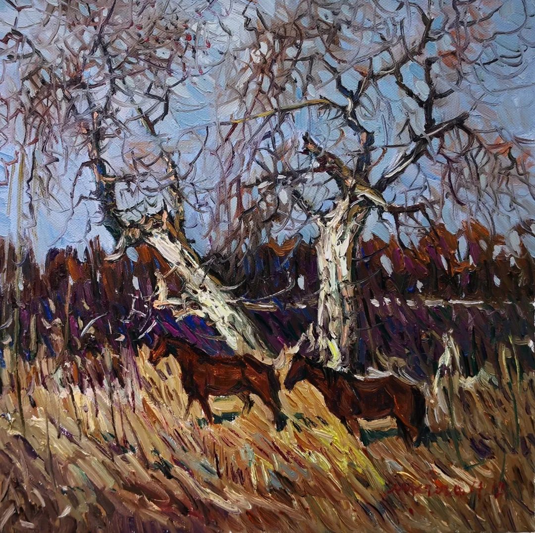 71.孟克巴依尔《故土》60x60cm 2024年.jpg