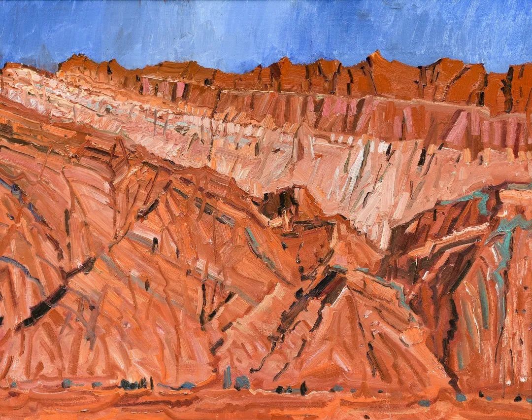 73.孟克巴依尔《红山2》100x80cm 2018年.jpg