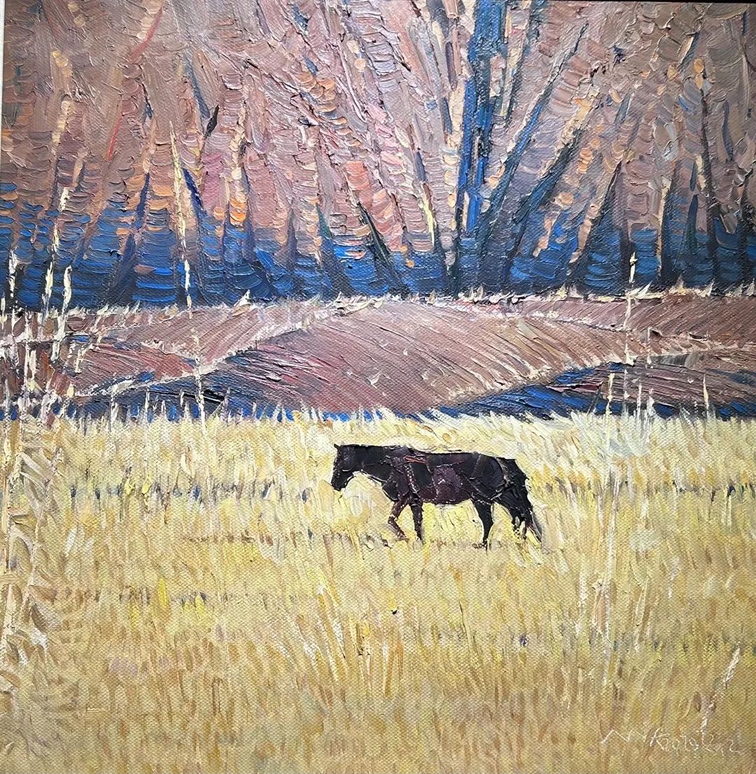 98.孟克巴依尔《山间秋色》60x60cm 2020年.jpg