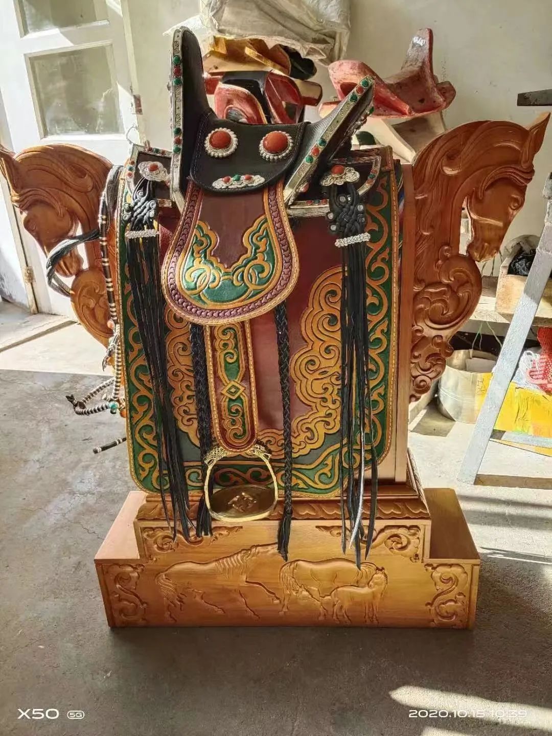 国庆期间“云端”线上非遗丨蒙古家具作品展示
