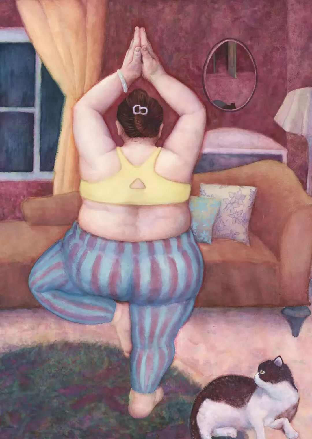 云清《芳华绝代1》100×142cm纸本水彩.jpg