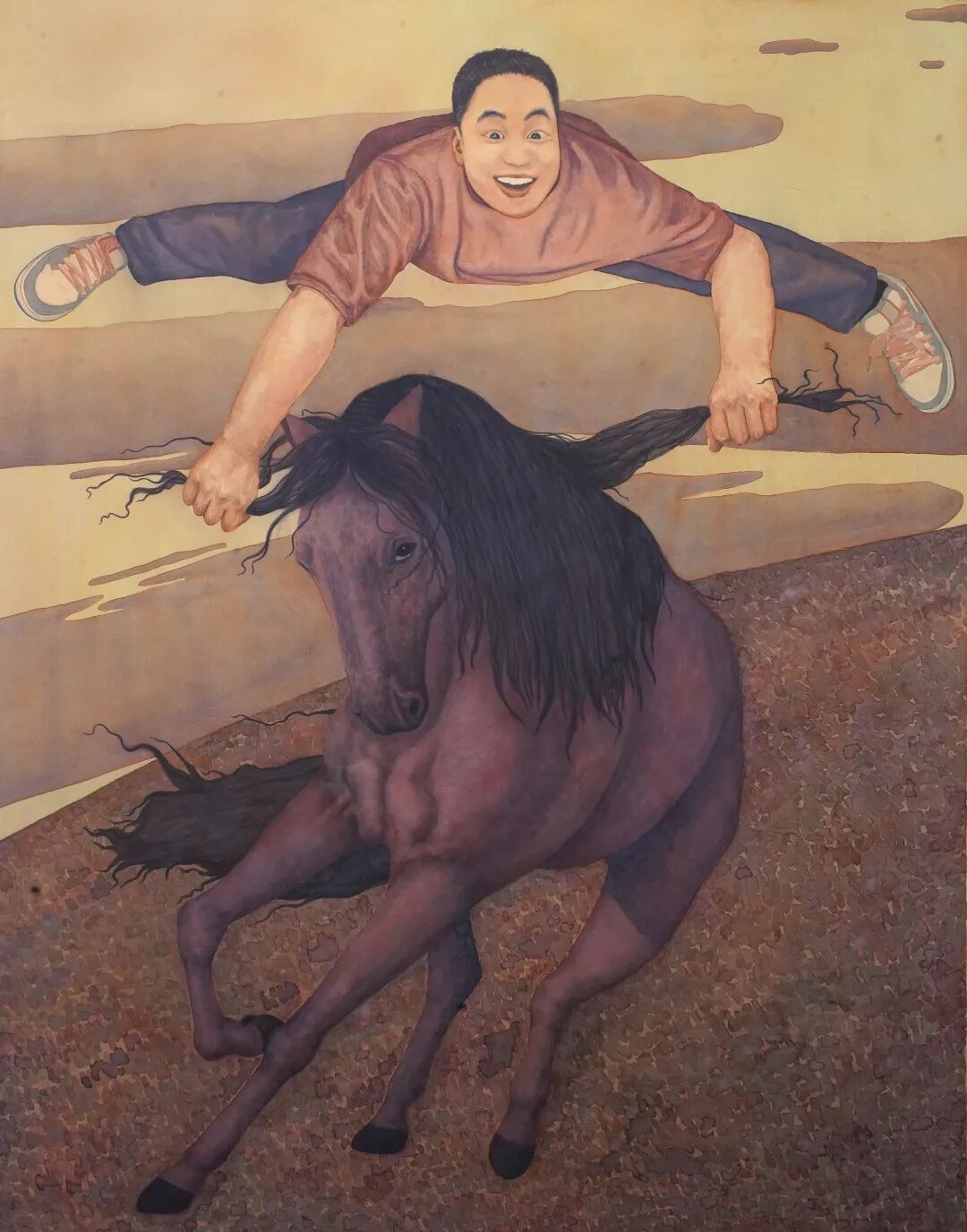 萨出拉胡《巴雅尔NO.2》144×113cm纸本水彩.jpg