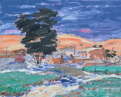 《固阳》布面油彩 2016年