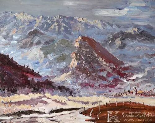 《乌素图》布面油彩 2016年